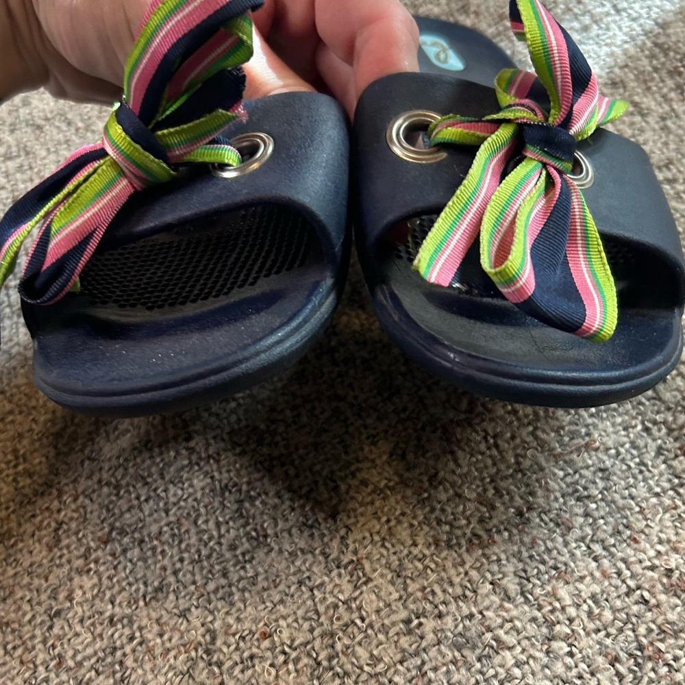 OKA b. Madison Ribbon Slides - Picture 2 of 5